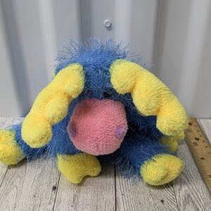 Ty marbles Stuffed Animal Blue and Yellow Plush